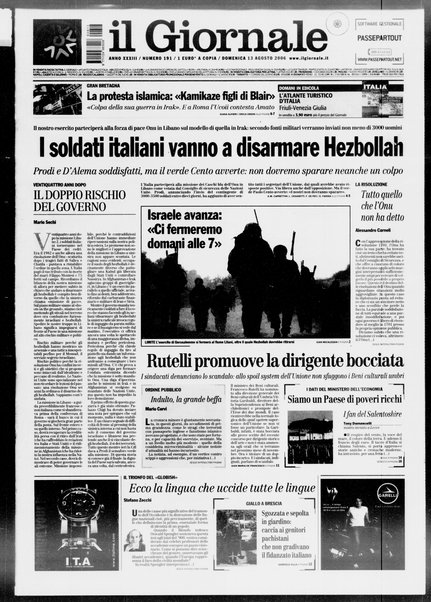 Il giornale : quotidiano del mattino